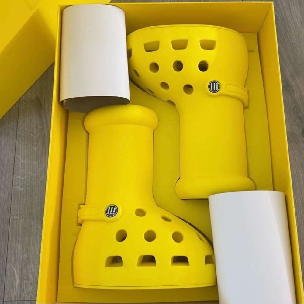 MSCHF & Crocs Collaboration Big Yellow Boots – Limited Edition